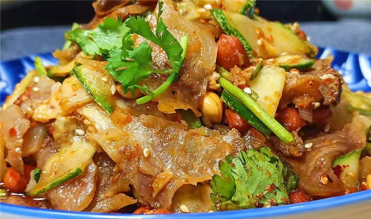 Cold Dressed Assorted Beef Offal 凉拌牛杂肉